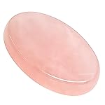 Amazing Gemstone Rose Quartz Worry Stone Crystals and Healing Stones - Worry Stones for Stress Relief Gifts - Piedra Crystal Fidget for Meditation - Unique Stocking Stuffers and Birthday Gifts