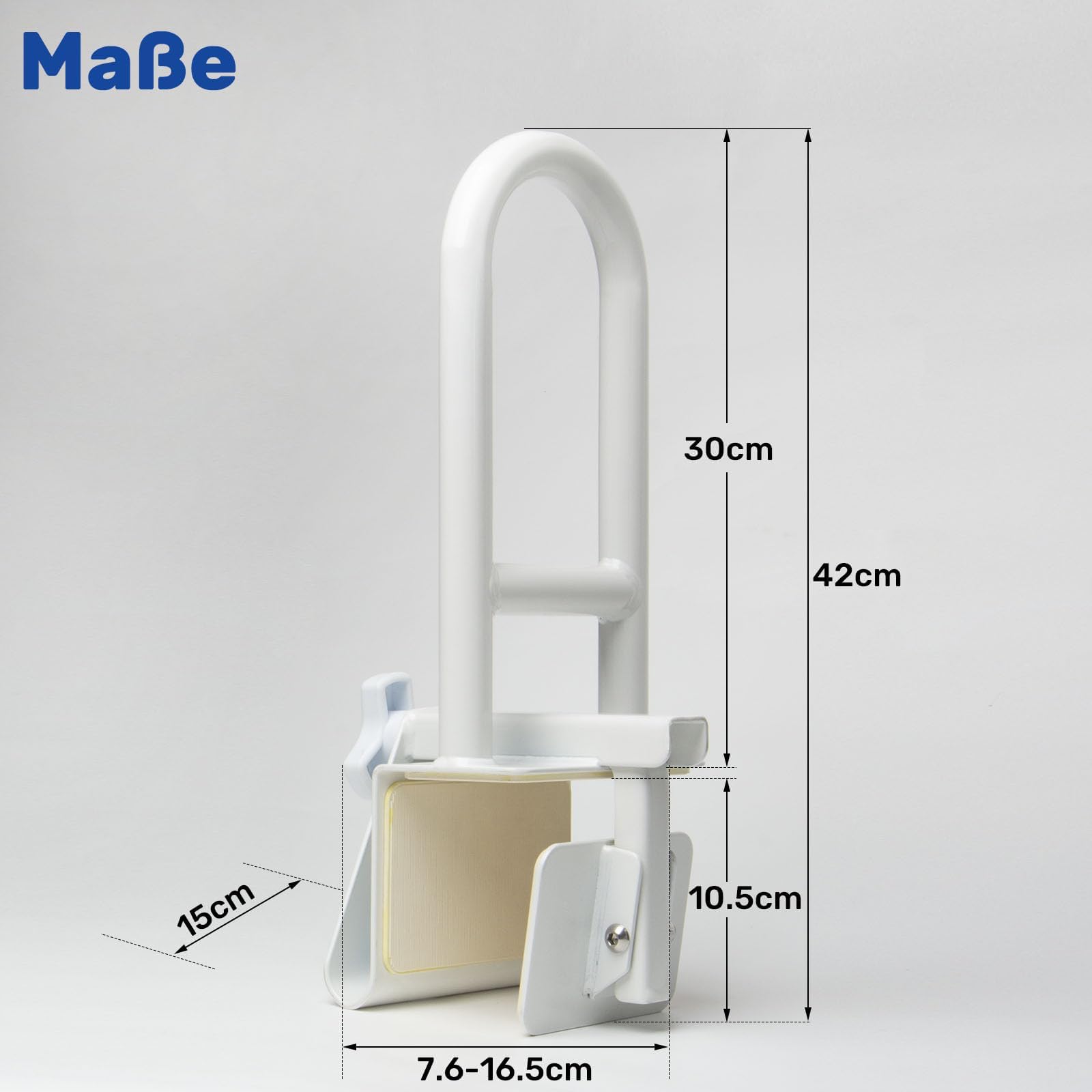 EasyVibe badewannen einstiegshilfe für senioren, Einstiegshilfe für die Badewanne, badewannenhaltegriffe Badewannengriff mit Verstellbarer Breite, belastbar mit bis zu 136 kg
