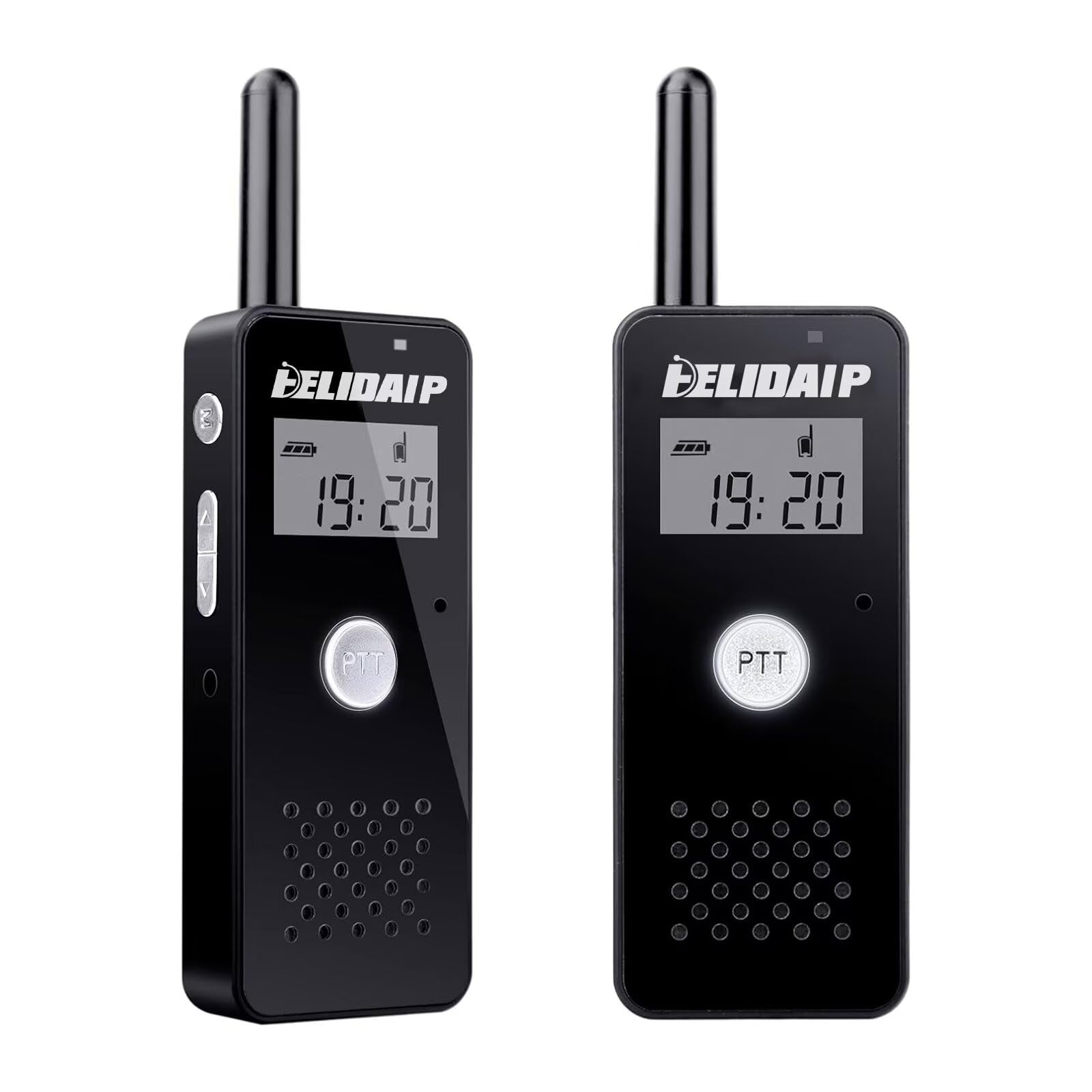 ELIDAIP T-M16 Small Walkie Talkies,Portable Two Way Radio with Earpiece & Mic Set Headsets,VOX Hands Free for Restaurants,Hotel,Sports & Outdoor