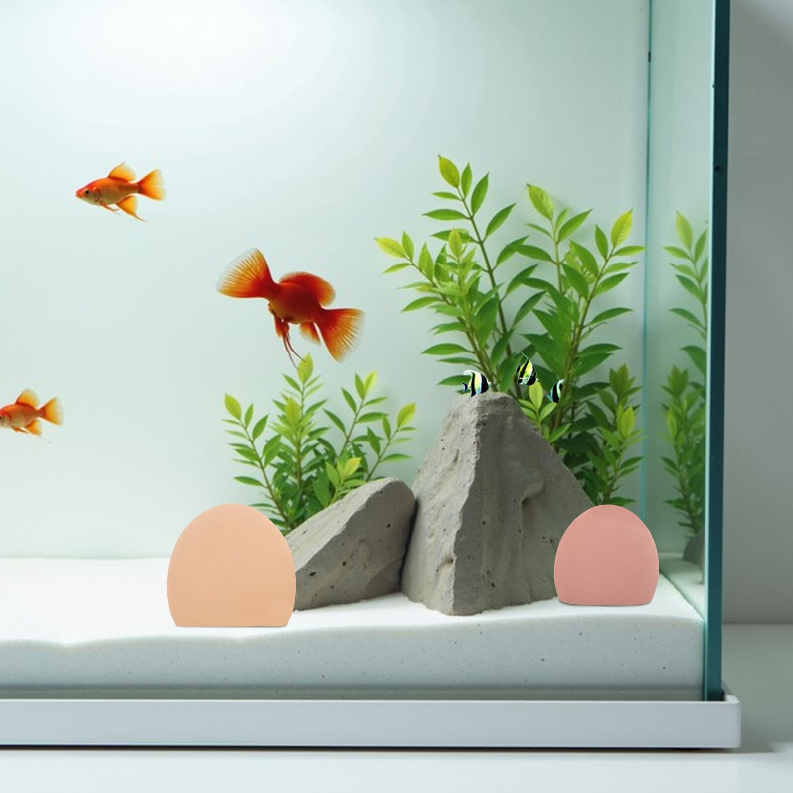 4 Szt Żwiru Dekoracyjnego Do Akwarium Terrarium Wodospadu Małych Skał Ogrodowych Małych Ozdobnych Skał Dekoracyjnych Kamieni Ogrodowych Kolorowych