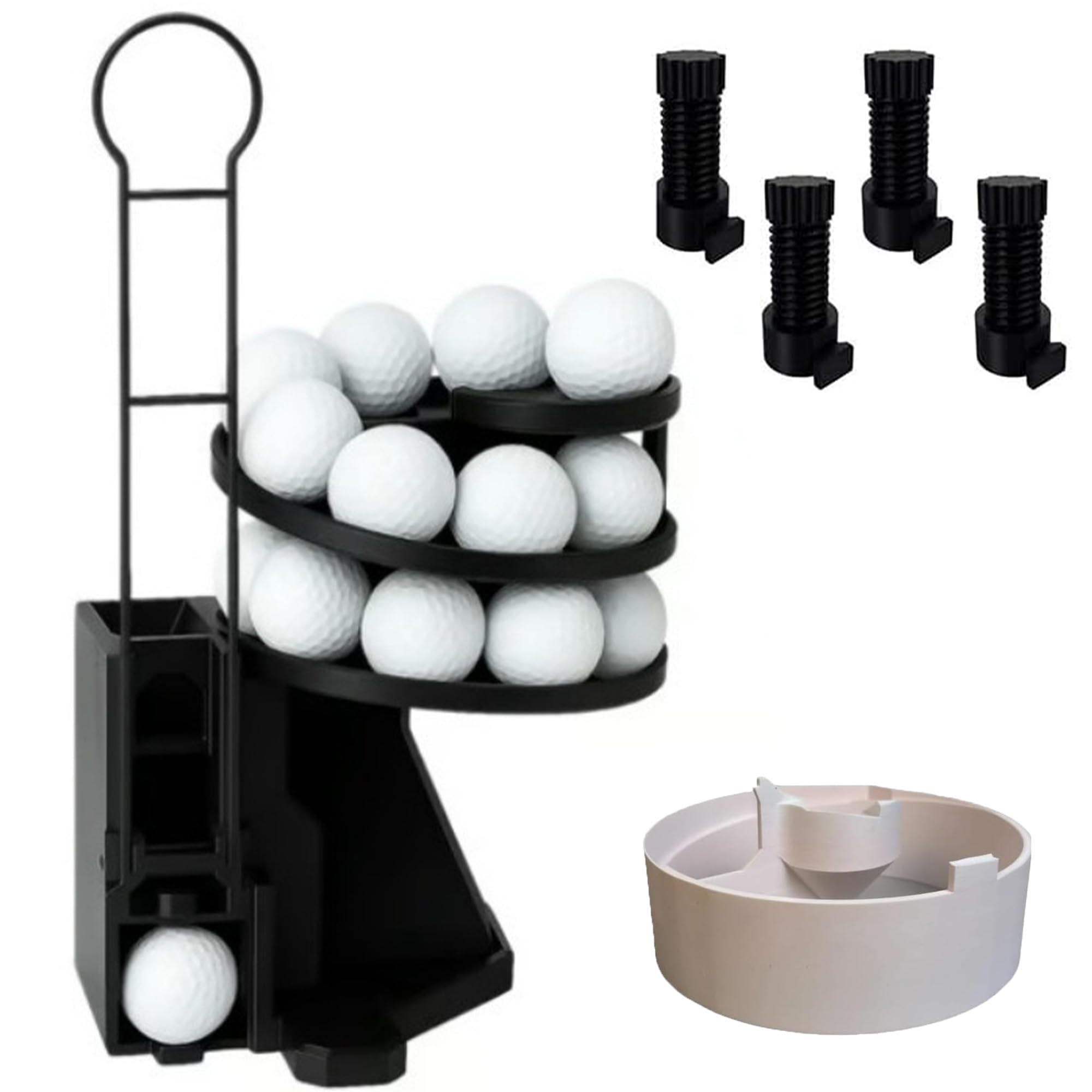 Lanceur automatique de balle de golf avec équilibreur rotatif pour swing régulier