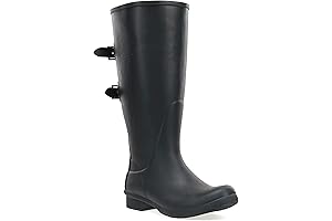Chooka Women's Versa Adjustable Wide Calf Tall Rain Boots