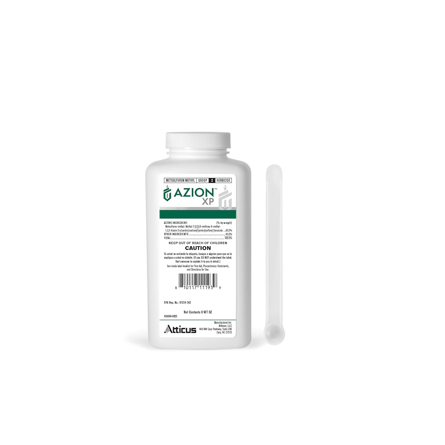 Atticus Azion XP MSM Turf Herbicide (8-oz) - Selective Postemergence Weed and Brush Control, Metsulfuron Methyl 60%