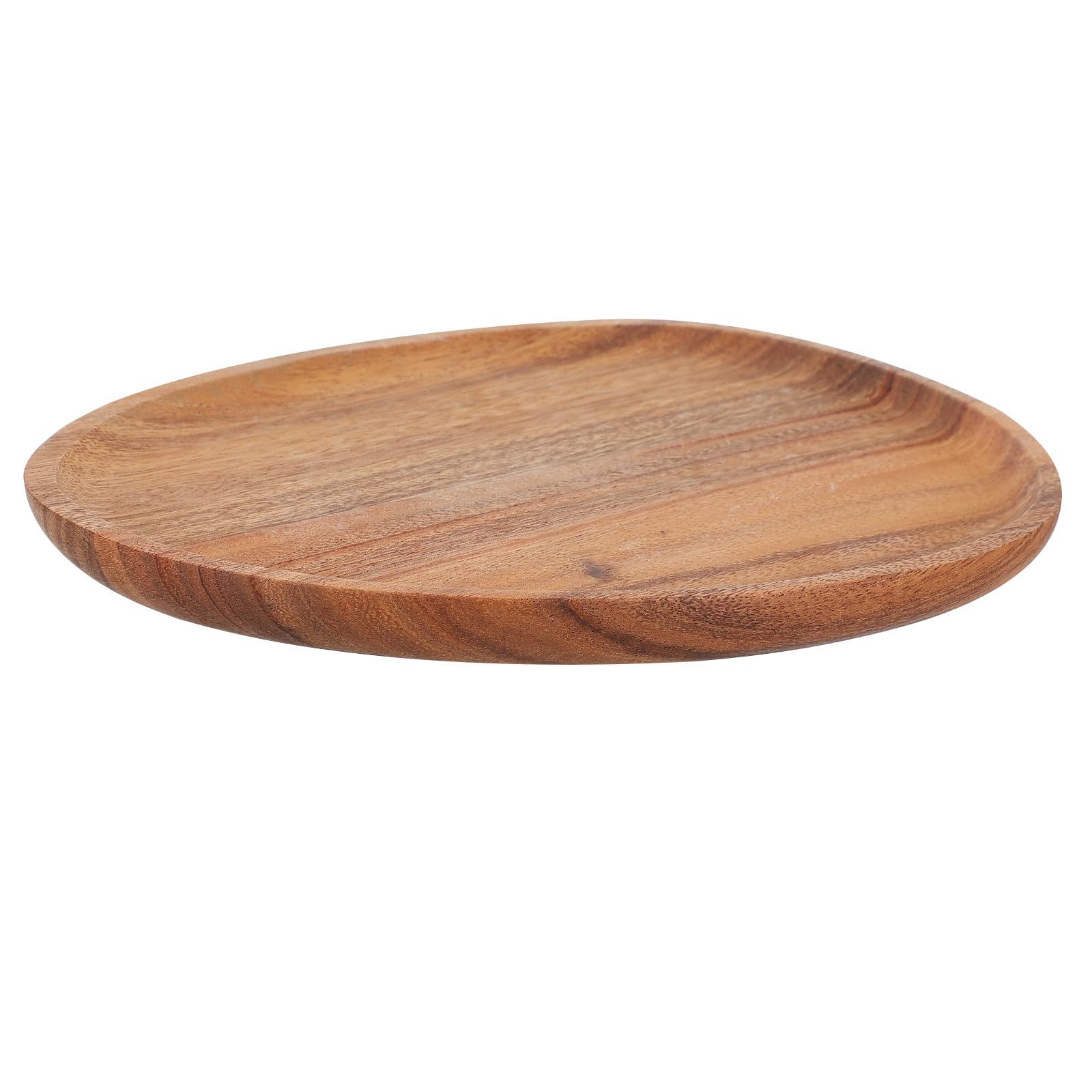 Bandeja de acacia irregular de 26x20cm elegancia natural para tu hogar