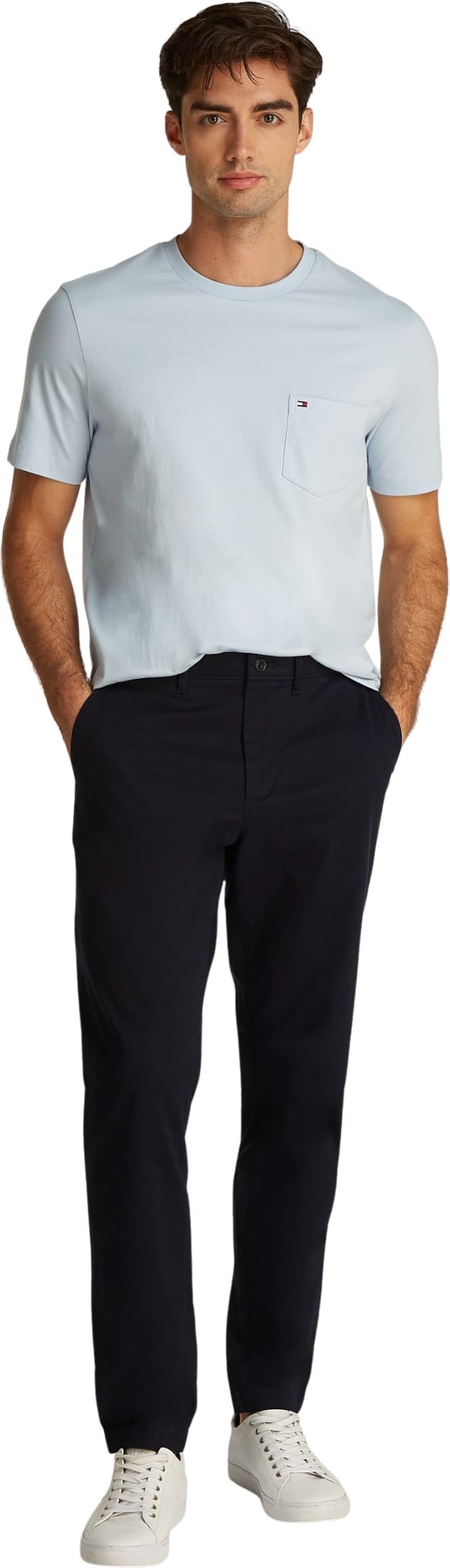 Tommy Hilfiger Chino Homme Chino Bleecker Printed Structure Slim Fit