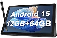 Vista 1 de ATOZEE Tableta Android de 10 Pulgadas con Estuche Protector para Tabletas y Lápiz Táctil Android 15 Tablets 5G WiFi-6 Pantalla IPS Full HD de 1280 *