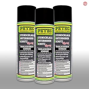Petec_bundle 3X PETEC steenslag en ondervloerbescherming kunstschoenbasis zwart 500 ML 73250
