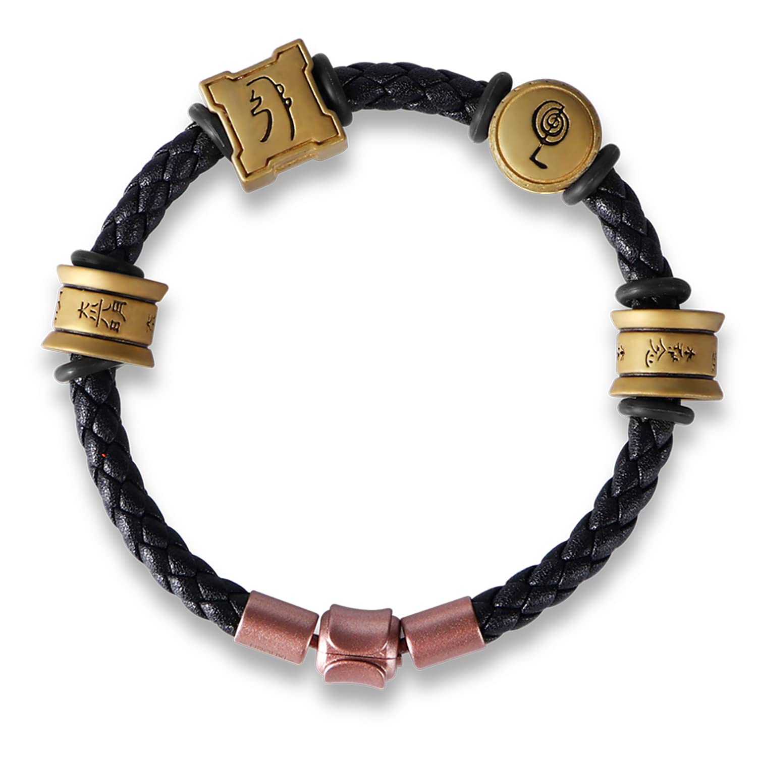 Chakra Reiki Symbol Healing Bracelet - UROUXI Handmade Braided Leather Bracelet with Positive Energy Protection — Reiki Beads for Women/Men Yoga Meditation Good Luck Anxiety Relief Healthy Body Gift