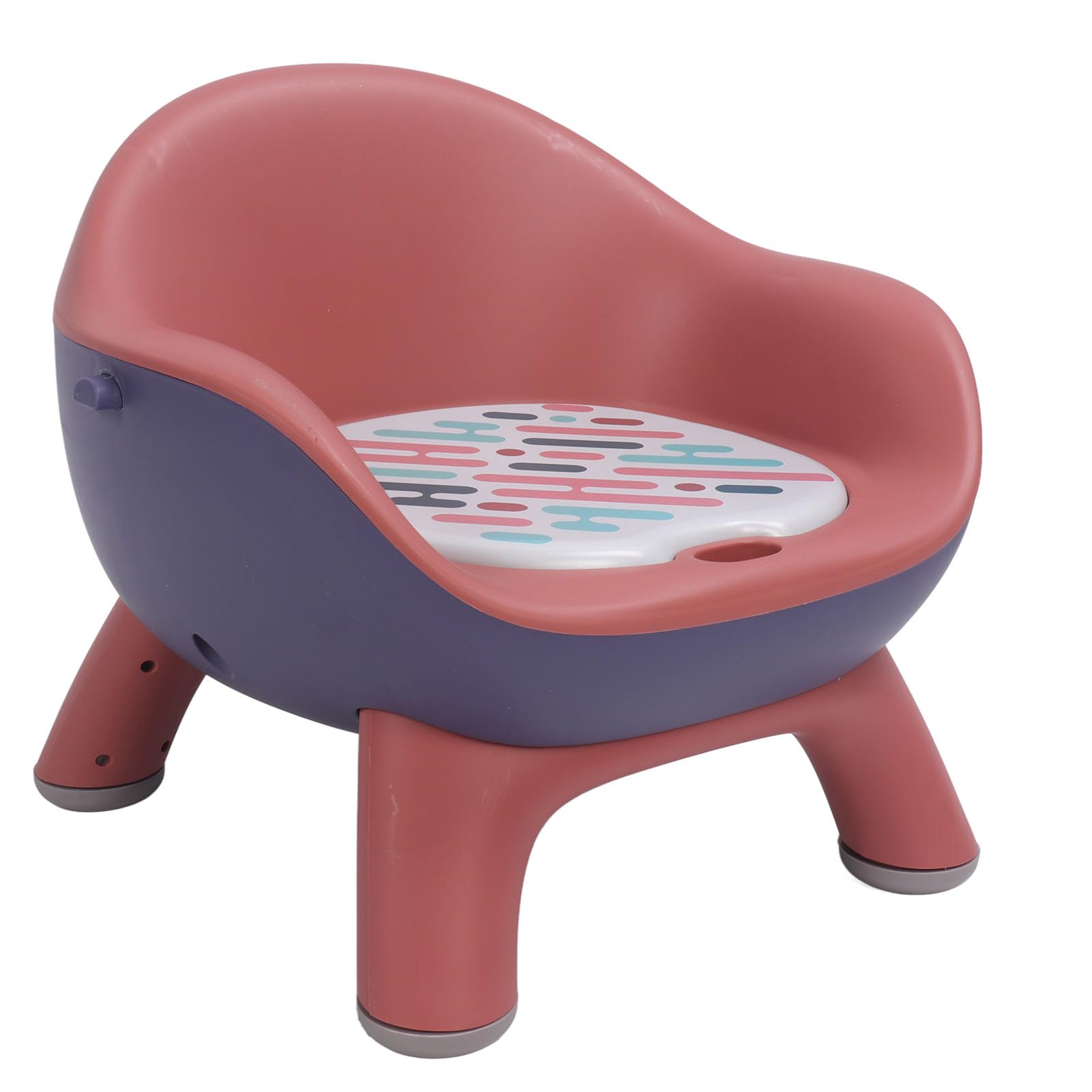 Silla de Alimentación Infantil, Silla de Alimentación de Comedor Multifuncional Ergonómica para el Hogar (coral)