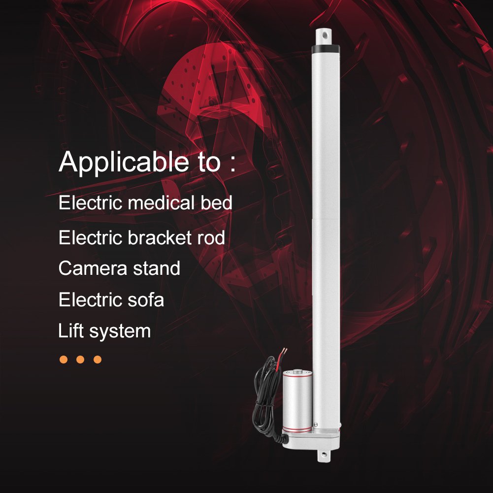 Actuador lineal, actuador linear eléctrico del motor del actuador DC 12V 600N 500m m resistente para el sofá eléctrico/la silla del masaje/Médico/Automóvil