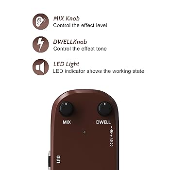 Amazon.com: AZOR AP311 Spring Reverb Guitar Effect Pedal