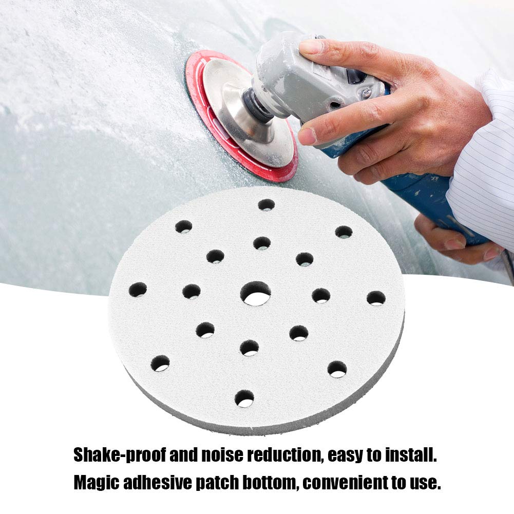 Platorello morbido per levigatura, tampone per cuscino interfaccia spugna con tampone morbido diametro per platorelli 150 mm(17 holes)