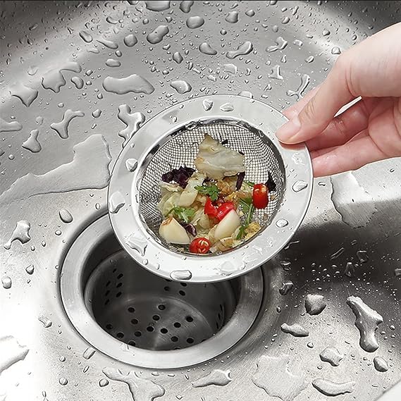 Oblivion Stainless Steel Sink Strainer | Kitchen Sink Strainer | Kitchen Drain Basin Basket Filter Stopper Drainer |Filter Stopper Mesh Long Hair Food Blockages Cleaning Tool | SS Sink Jali (11.5 CM) (B0BVG76C8Z) Amazon Price History, Amazon Price Tracker