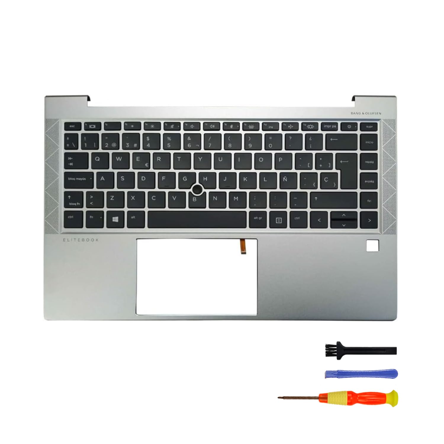 Teclado de Repuesto Retroiluminado con Distribución en Español para HP EliteBook 840 G7 y 845 G8