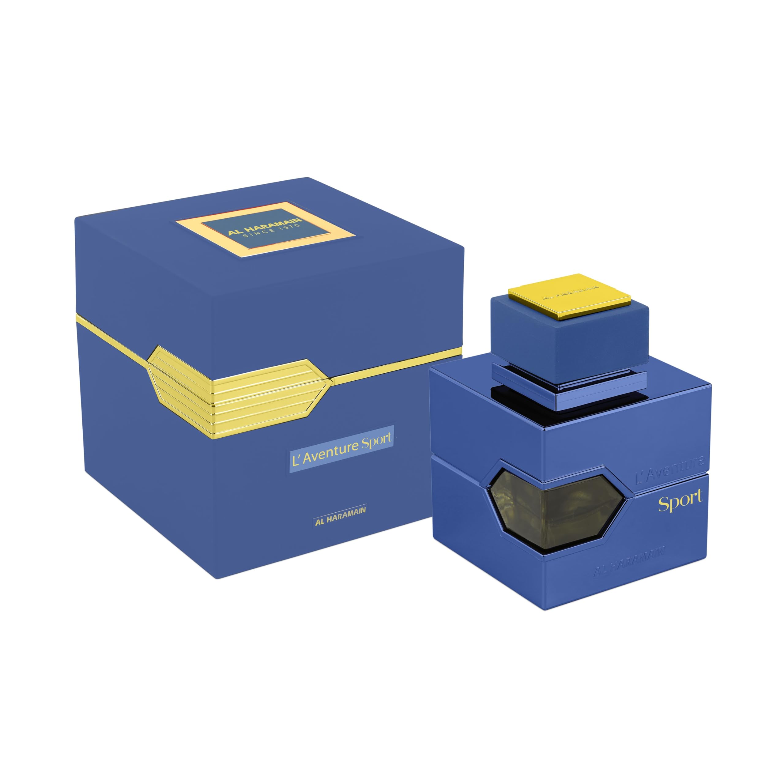 Al Haramain L'Aventure - Sport - Warm Perfume for Men and Women - Women's and Men's Cologne - Spicy Perfume with Bergamot and Mandarin - 3.4 oz