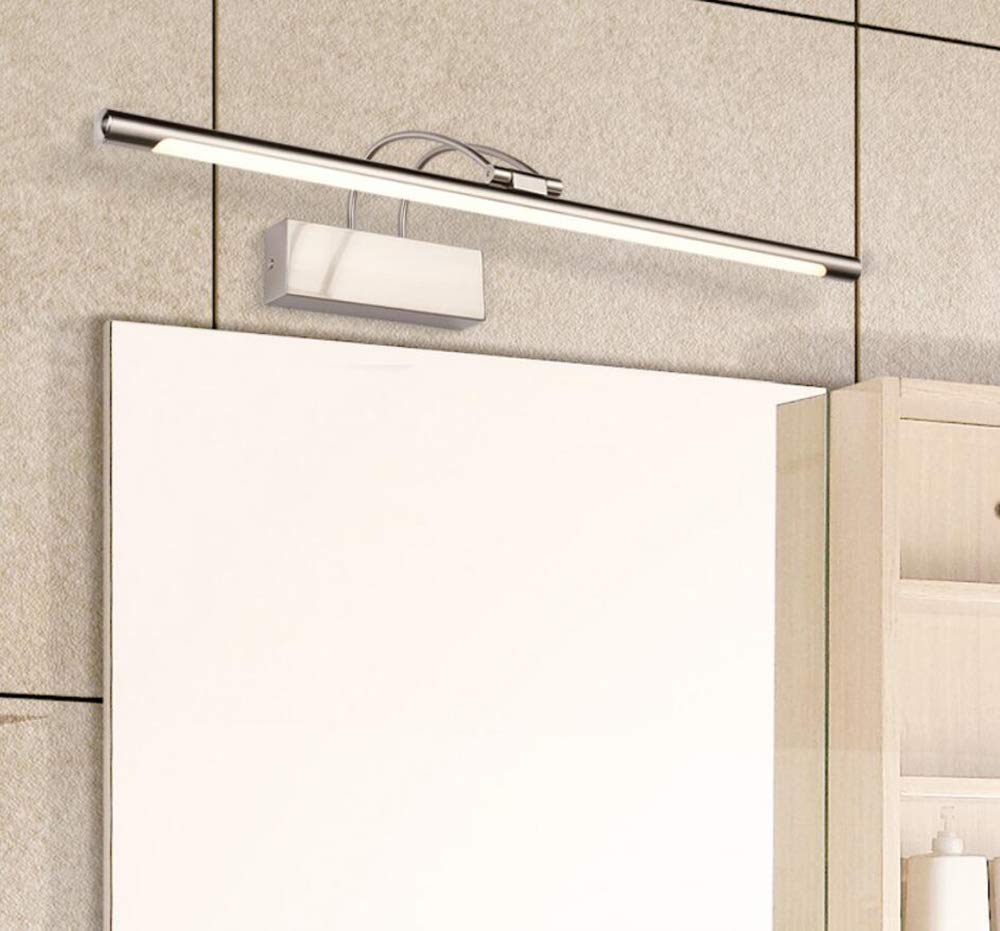 Applique da Parete per Bagno Bianco Freddo Impermeabile IP44 LED Lampada da Specchio per Bagno 9W Trucco ad Angolo Regolabile su Specchio luci per Quadri a LED 45 cm Interesting