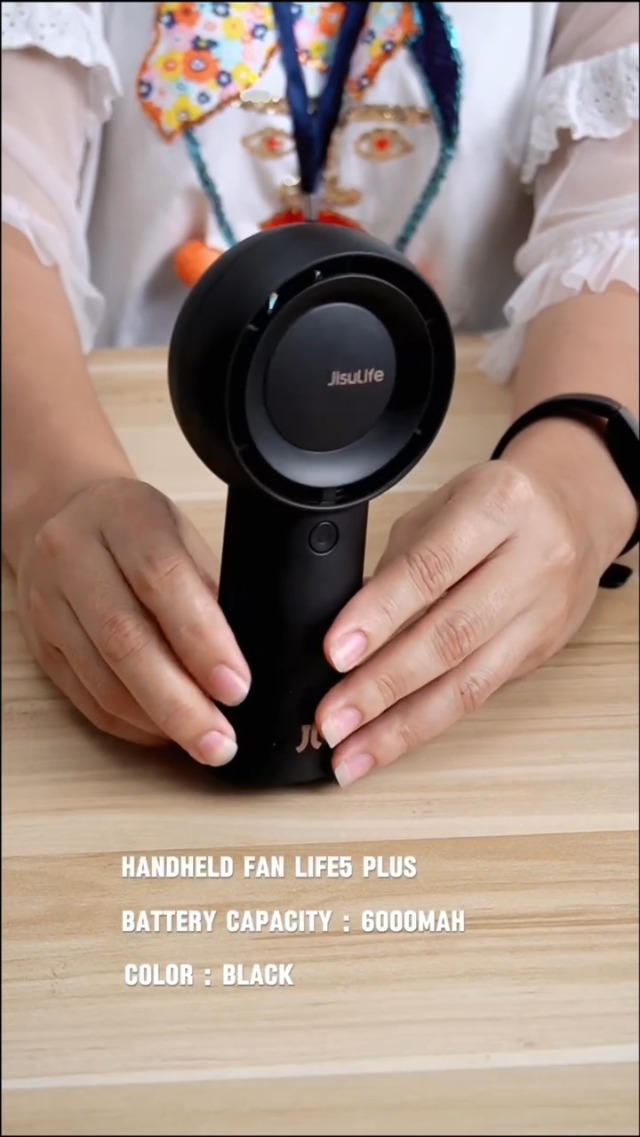 JIsuLife ハンドファンブラック Amazon | JISULIFE ハンディファン 手持ち扇風機 LED電池残量
