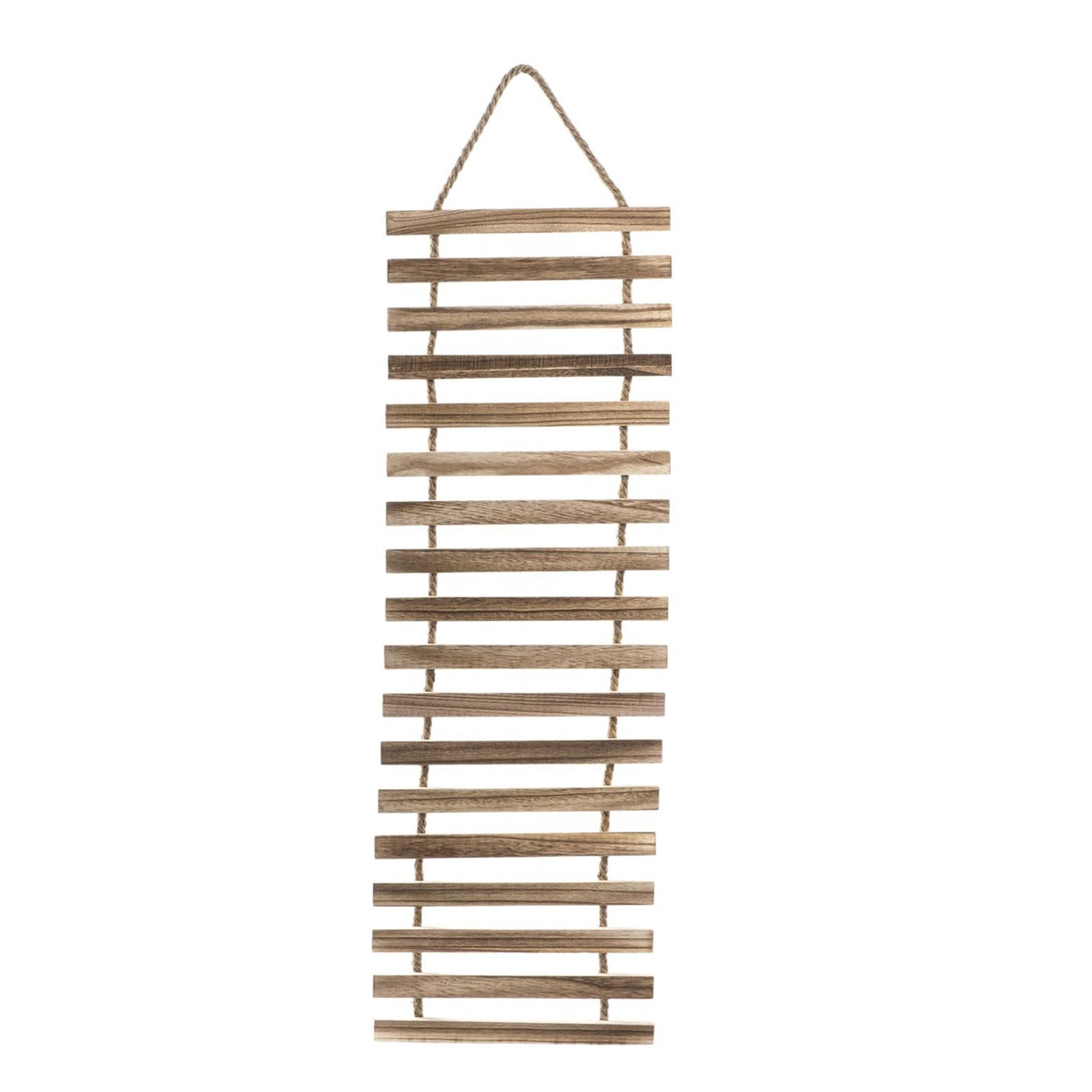 Msioytog Wooden Hanging Shelf for Plant Climbing Vine Rustics Wall Decors Balconies Garden Display Hanging Plant Fence Frame