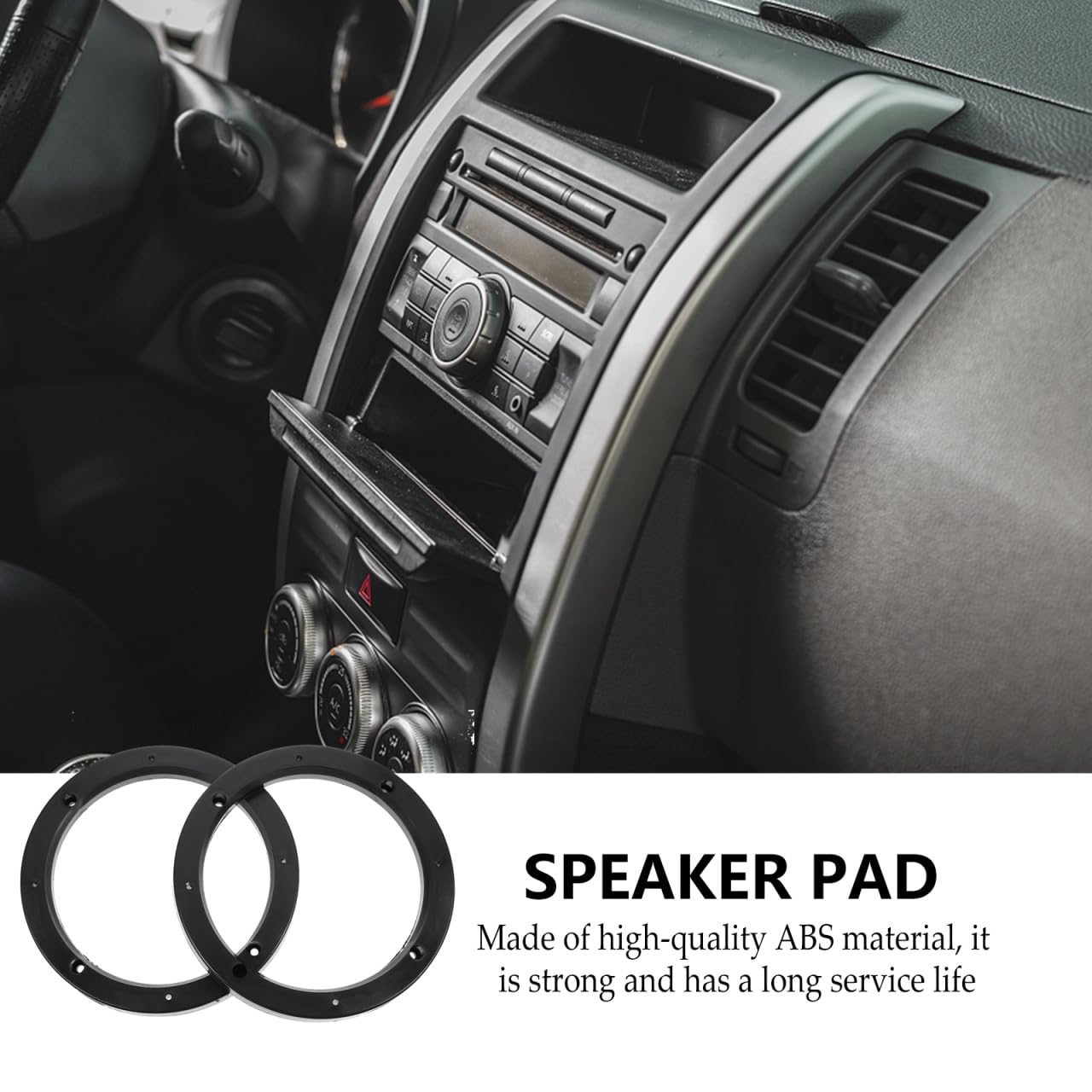 Distanziali Per Altoparlanti Auto - 2 Set Per Speaker 4 Pollici, Nero - Foto 4