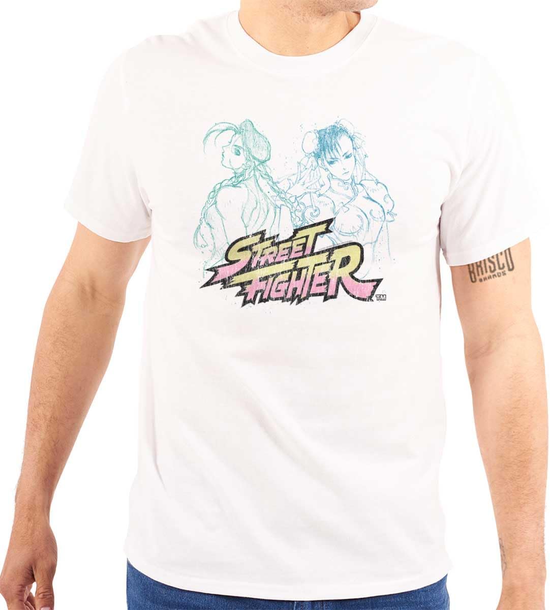 Brisco Brands Street Fighter Cammy Chun-Li Gamer Graphic T Shirt Men or Women