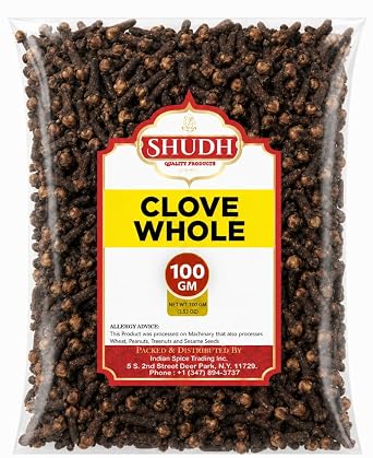 Indian Spice Cloves Whole Laung 3.4 oz 100g , Tea, Pomander Balls and Potpourri, Hand Selected | Indian Origin,3.5 Ounces