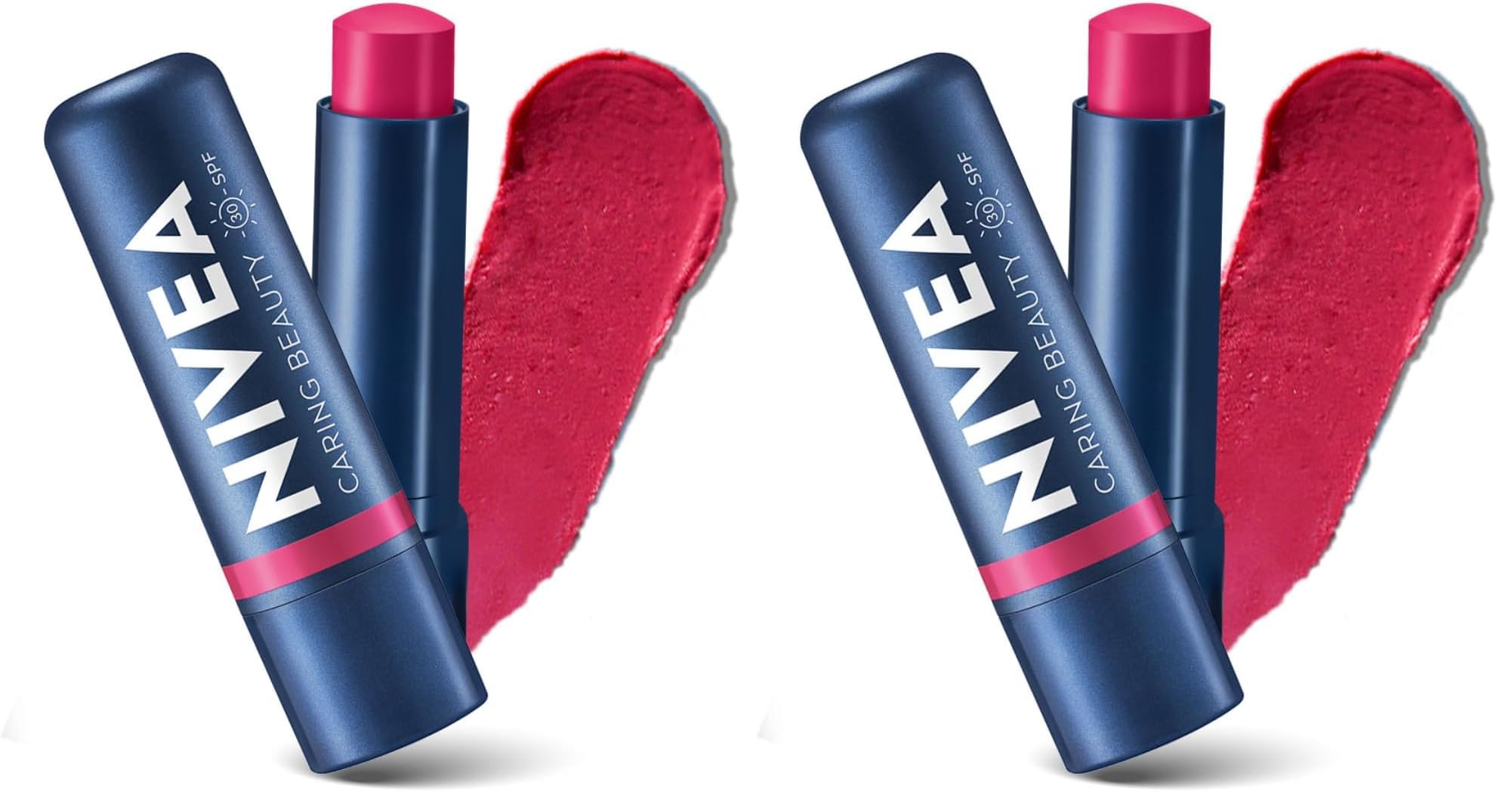 NIVEA Lip Caring Beauty Pink Lip Balm | Lip & Cheek Tint with SPF 30 (Pack of 2)-picture-24