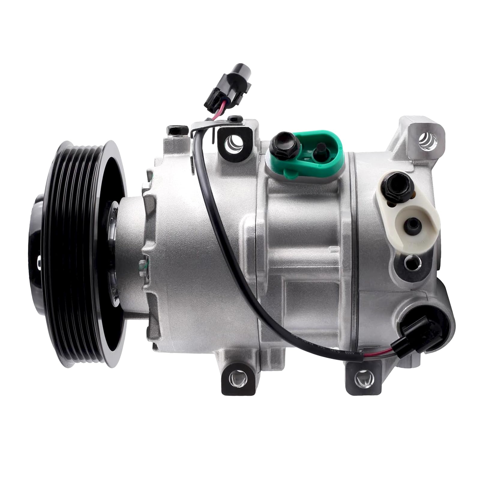 AC Compressor Compatible with Rio Accent 2012 2013 2014 2015 2016 2017 L4 1.6L Replace 977011R100,977011W600 Pre-filled with Compressor Oil