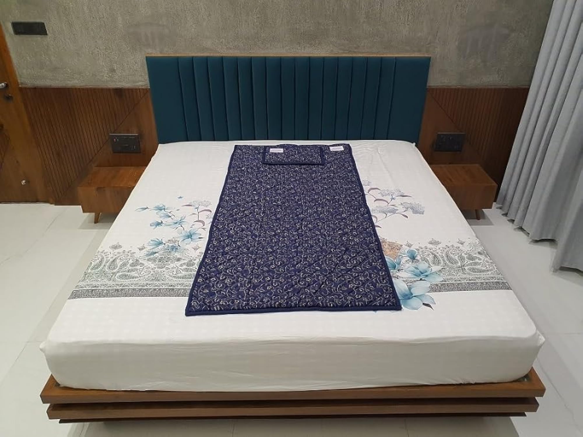 Bio Magnetic Mattress Topper with Pillow Pad, Magnetic Therapy
