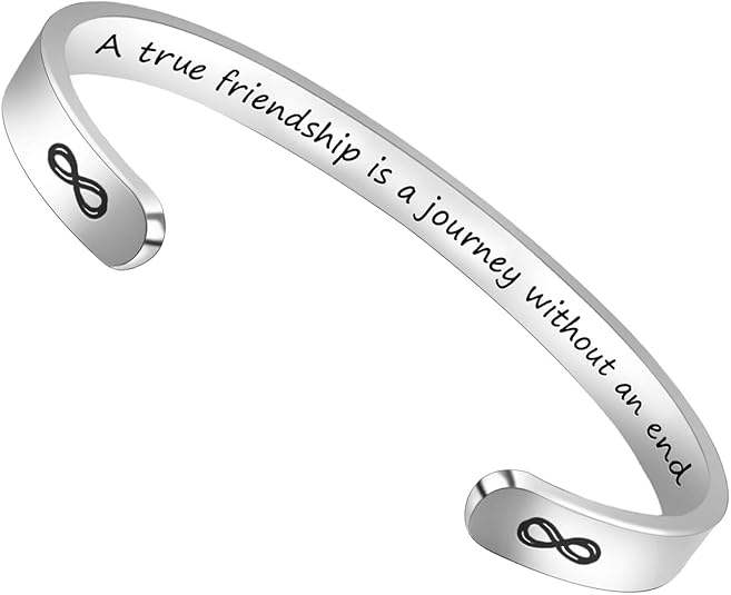 Btysun Bracelets for Women Mothers Day Bracelet Gifts from Daughter Inspirational Gifts for Women Graduation Gifts for Her Motivational Birthday Cuff Bangle Friendship Personalized Mantra Jewelry…