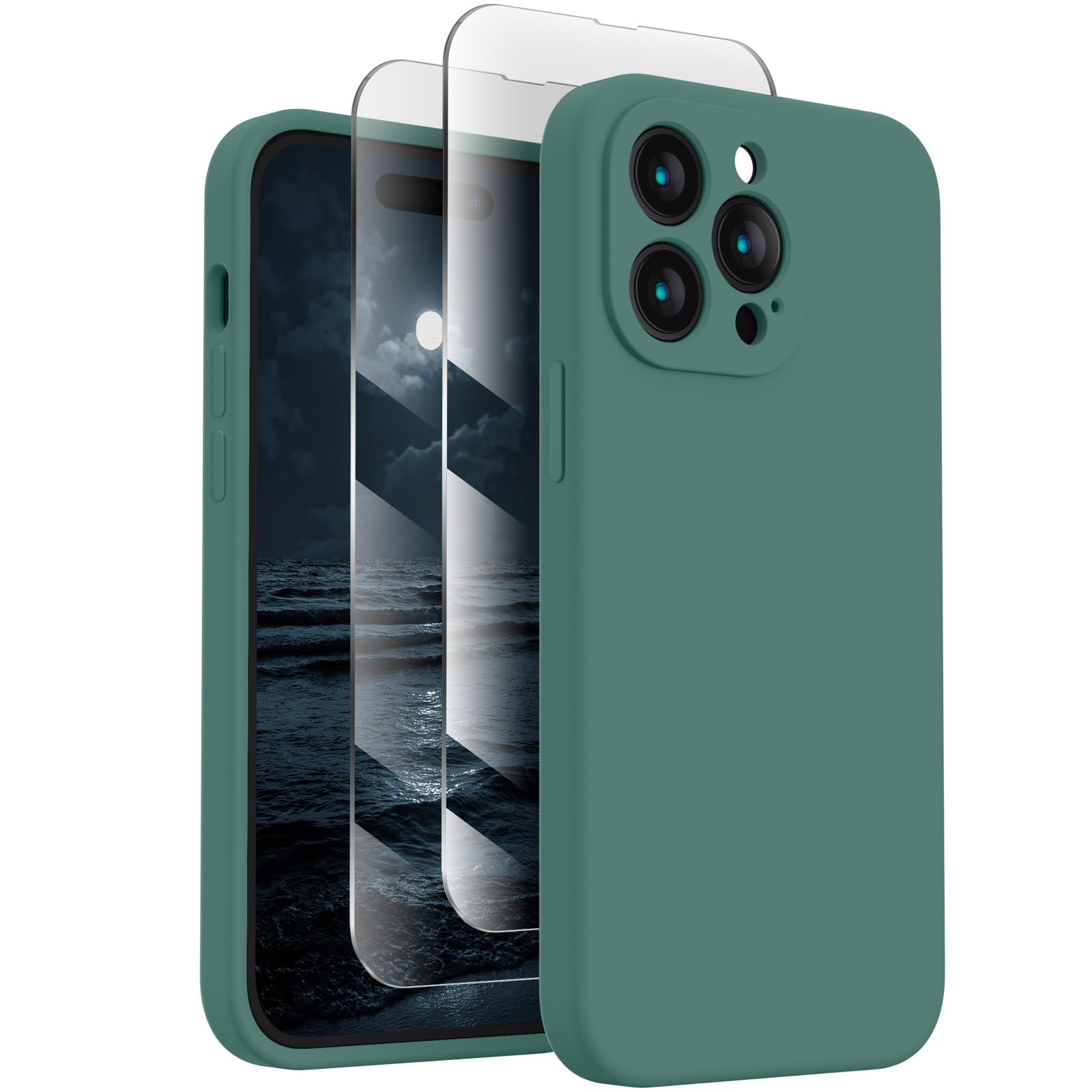 FireNova Designed for iPhone 14 Pro Max Case, 6.7", Midnight Green
