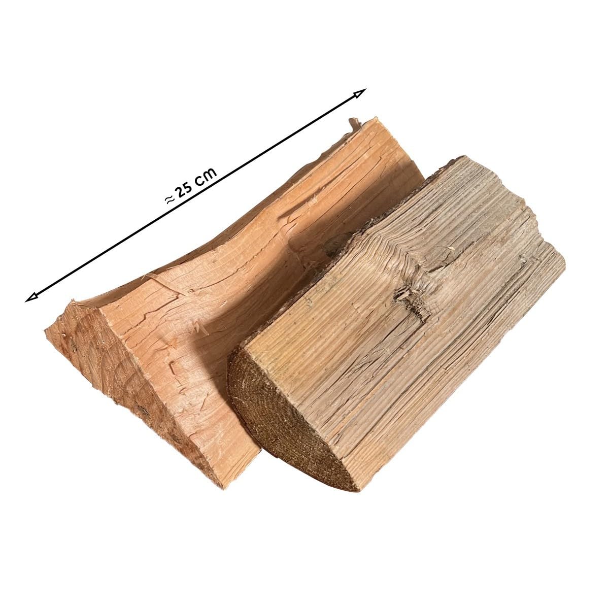 FOREZ - Mix di legna da ardere francese, 25 cm, 28 kg