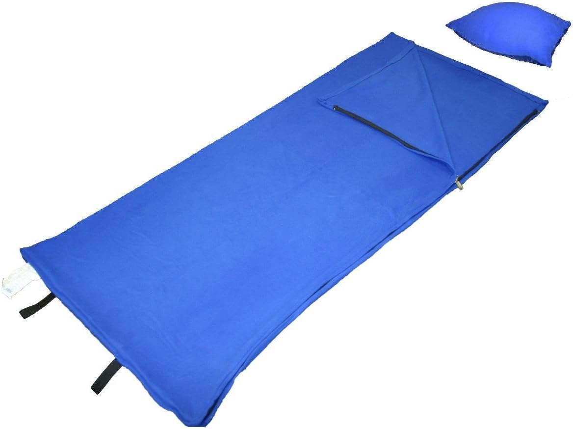 NEBOSOFT Fleece Sleeping Bag with DualFabric Pillow