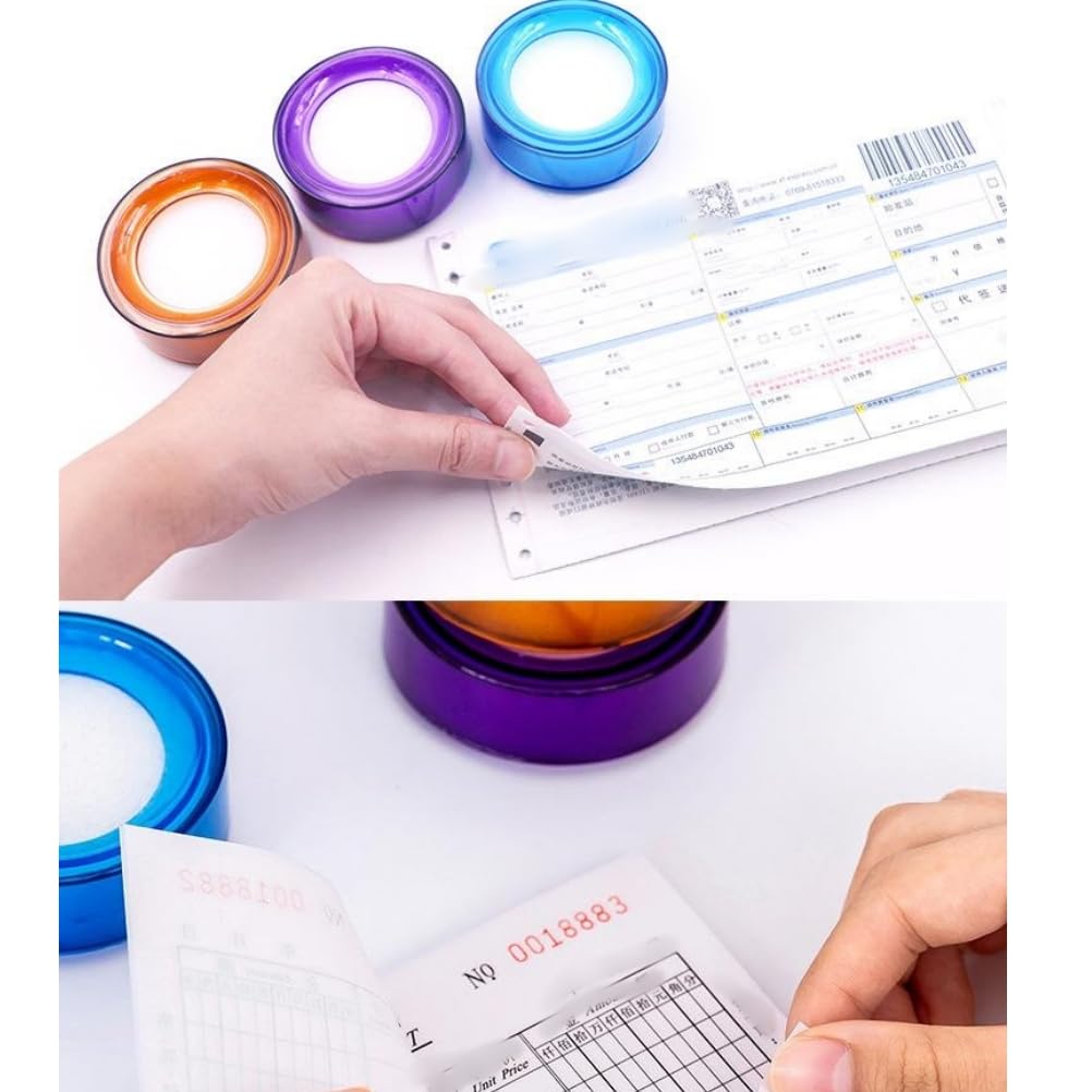 Plastica Spugna Dito Bagnato Denaro Cassiere Finger Sponge Damper 5 Pz Umidificatore A Dita Tamponi Spugna