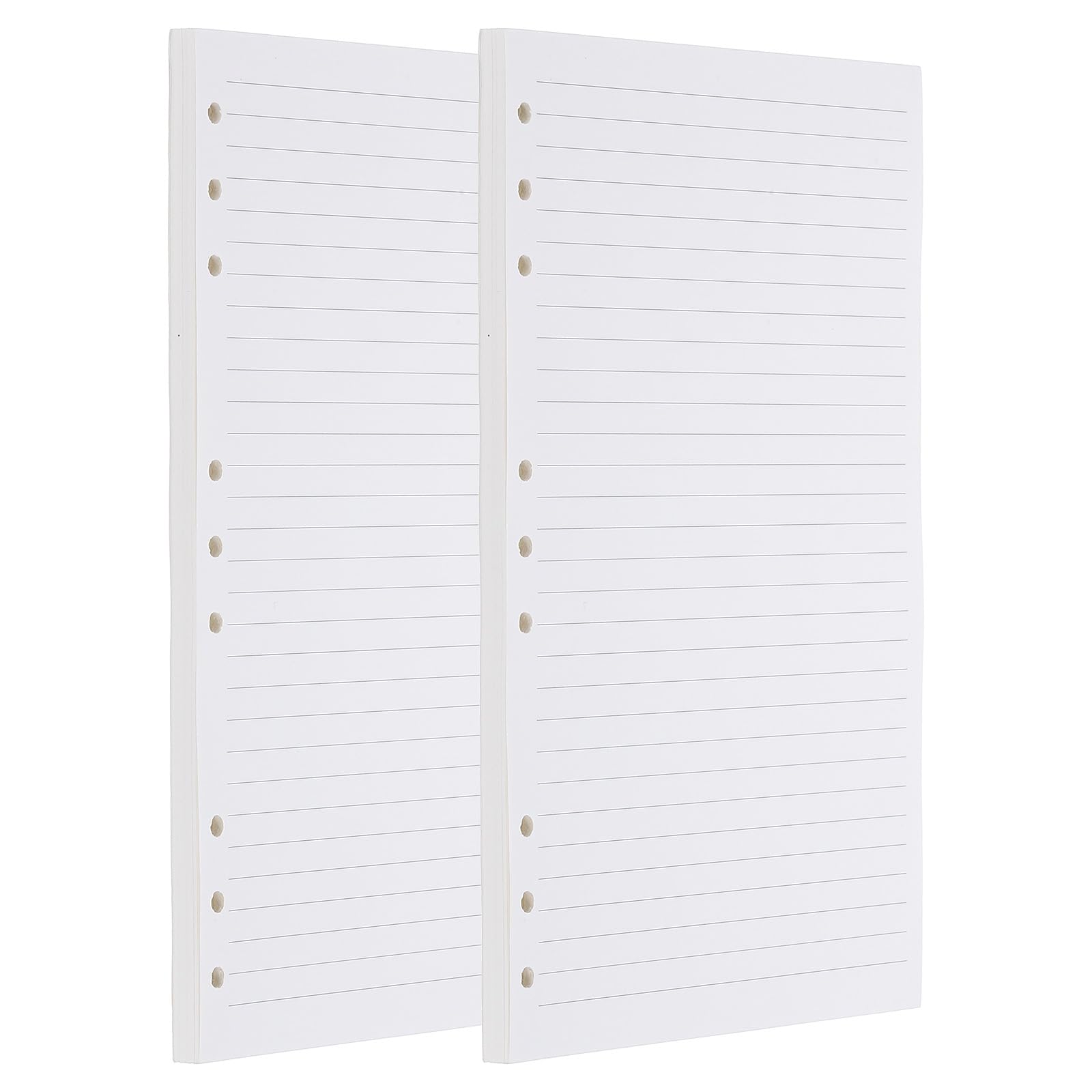 PATIKIL B5 Ruled Refills Inserts 9-Ring Binder Loose Leaf Planner Filler Paper Planner Inserts, 160 Sheets/320 Pages, Lined, White
