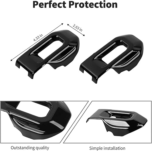 Miniatura 61 de Voodonala Para Jeep JL ABS Capó Cierres de Hebilla del Motor Cierre de Capó Cubierta Decoración Cubierta de Protección para Jeep Wrangler JL JLU Azul