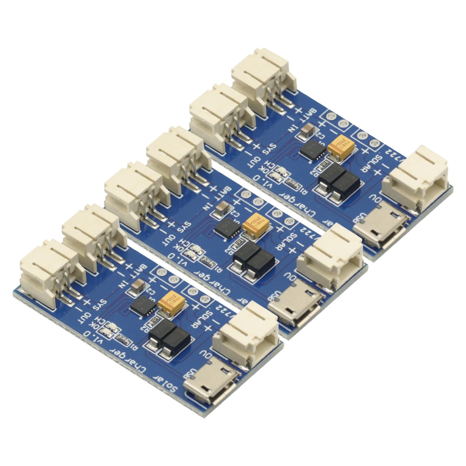 3Pcs 500Ma Mini Solar Lipo Charger Board CN3065 Lithium Battery Charge Chip DIY Outdoor Charging Board Module-image-35