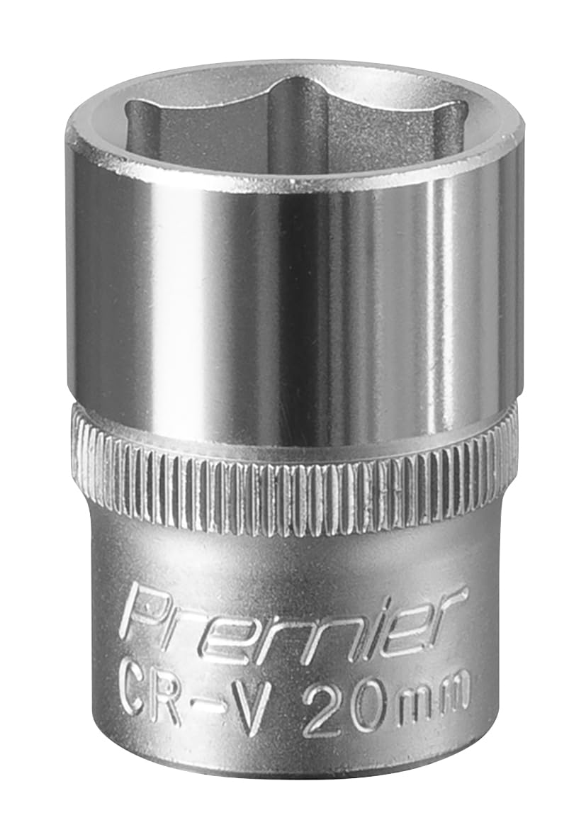 Sealey S1220 Premier Socket 1/2""Sq Drive 20mm