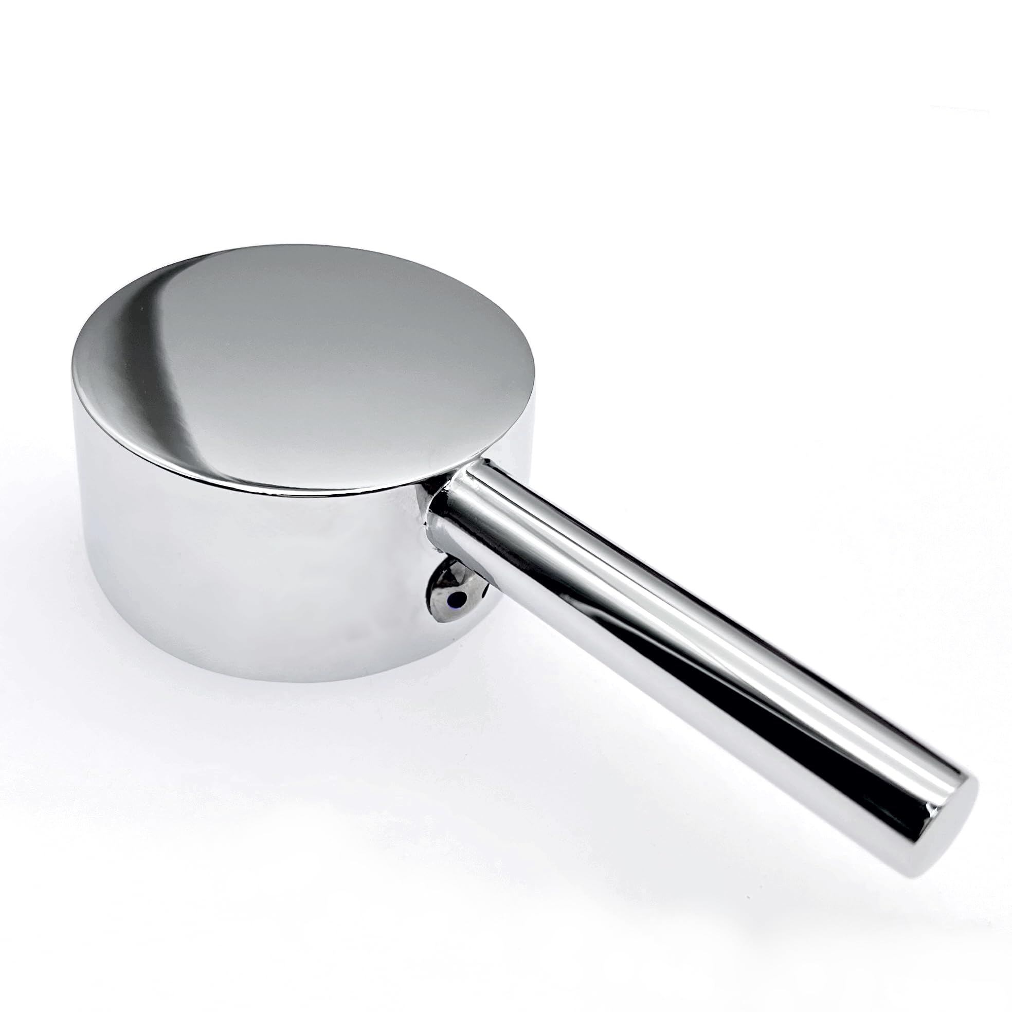 JZK 40# Manopola in lega di zinco, maniglia rotonda per rubinetto acqua calda/fredda, sostituzione della manopola per lavello cucina, lavabo bagno, vasca