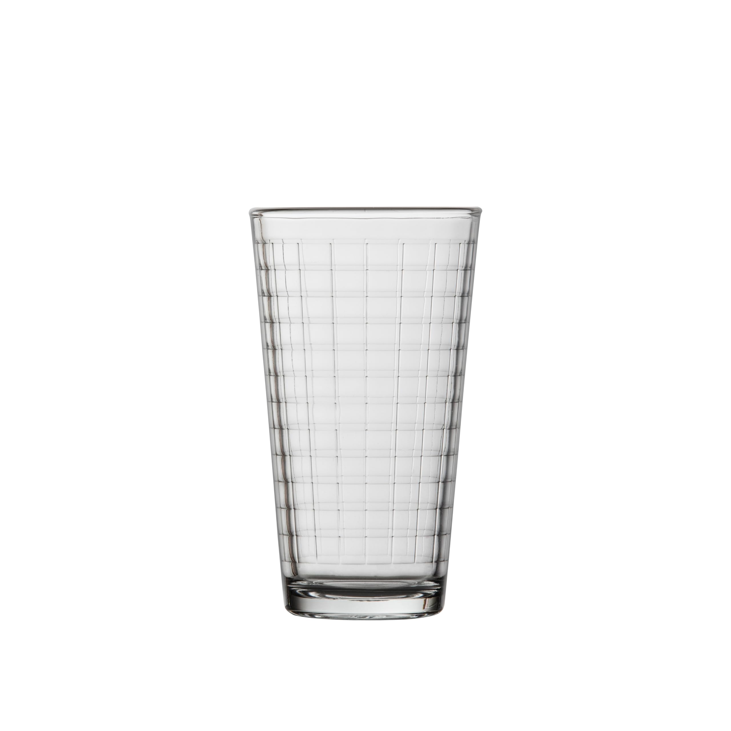 Fortessa Ornamento Mixing Everyday Glass, Horizon Clear, 16.5 Ounce, Set of 12