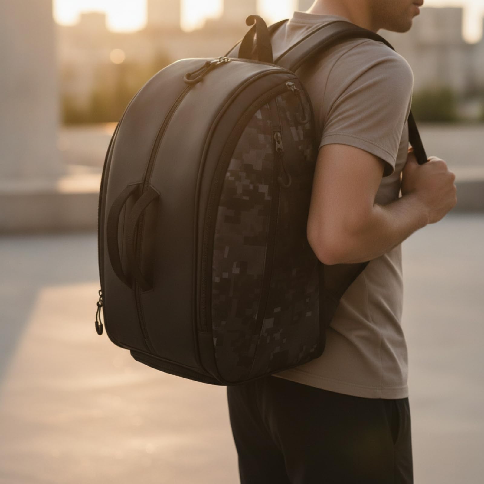 Mochila con Compartimento para Raquetas | Impermeable, Multifuncional, Bolsa, para Entrenamientos,