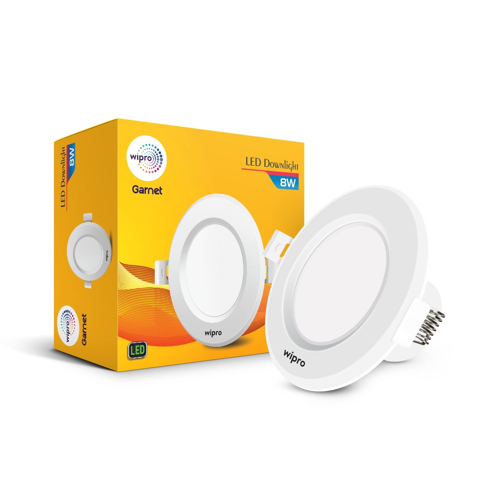 Wipro Garnet Round Downlights - Warm White -2