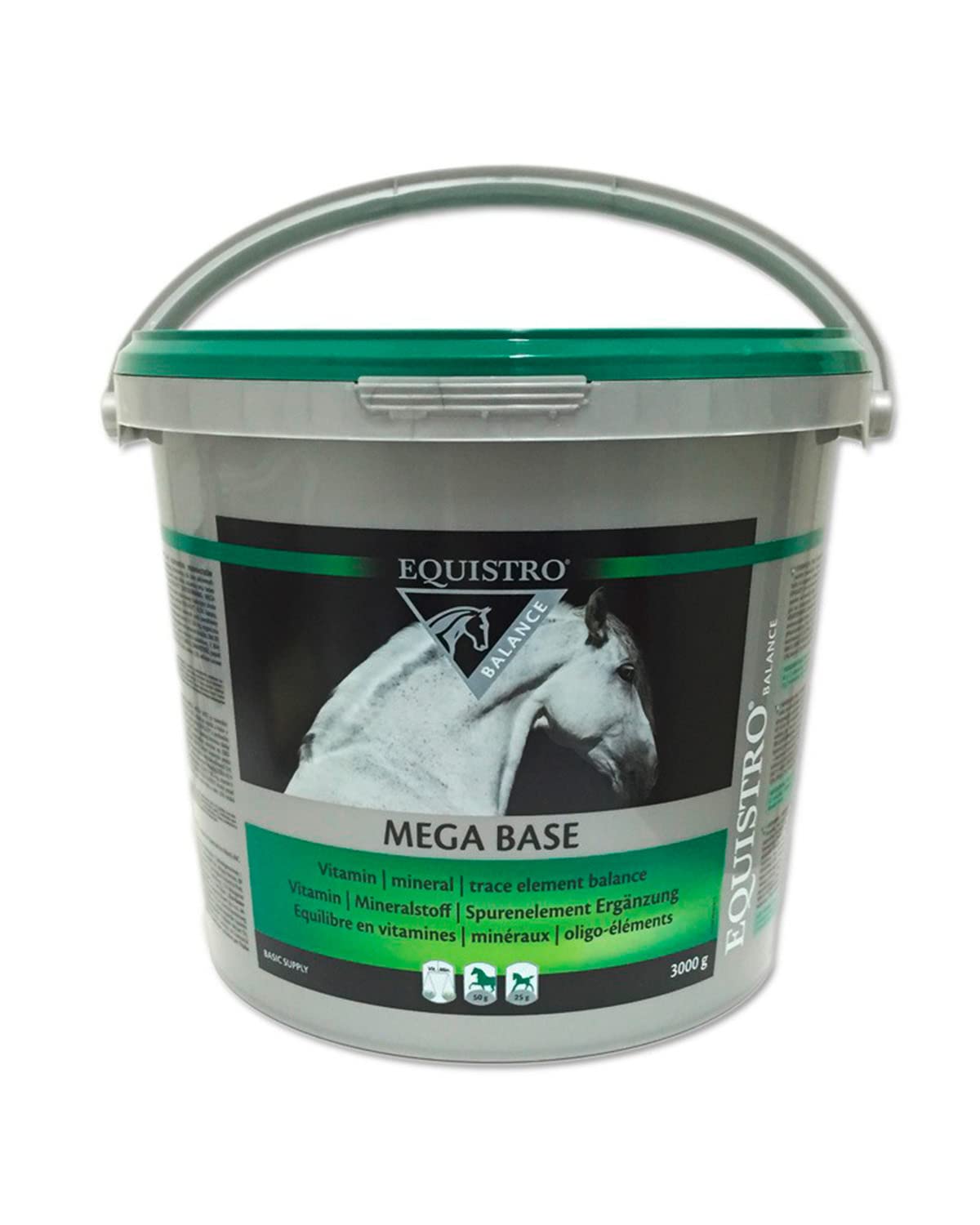 EQUISTRO® Mega Base | Complément Alimentaire pour Chevaux | Aliment minéral de qualité supérieure pour Soutenir Les Besoins nutr