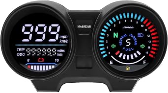 Speedometer Odometer Meter Motorcycle Speedometer Digital Dashboard Electronics Motorcycle RPM Meter for Titan 150 CG150 Fan150 2010 2012