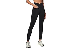 IUGA Crossover Jeggings for Women, Tummy Control High Waisted Jeans for Women,...