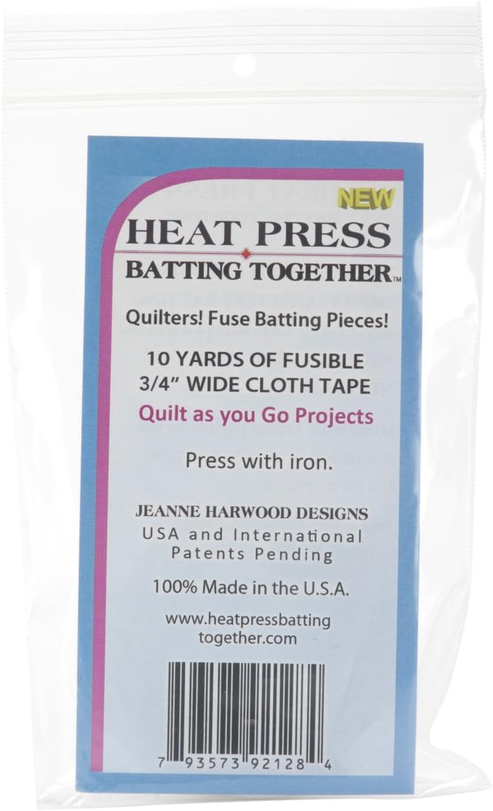 Heat Press BattingHP3/4 Together Batting, White