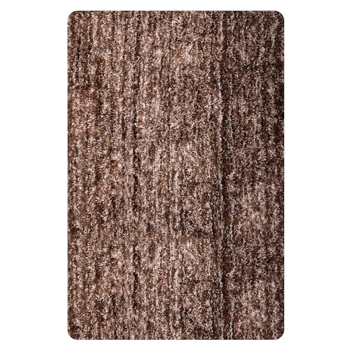 Image of Kuber Industries Door Entrance Mat for Floor & Home Entrance | Lexus Home Decor Entryway Door Mat | Brown