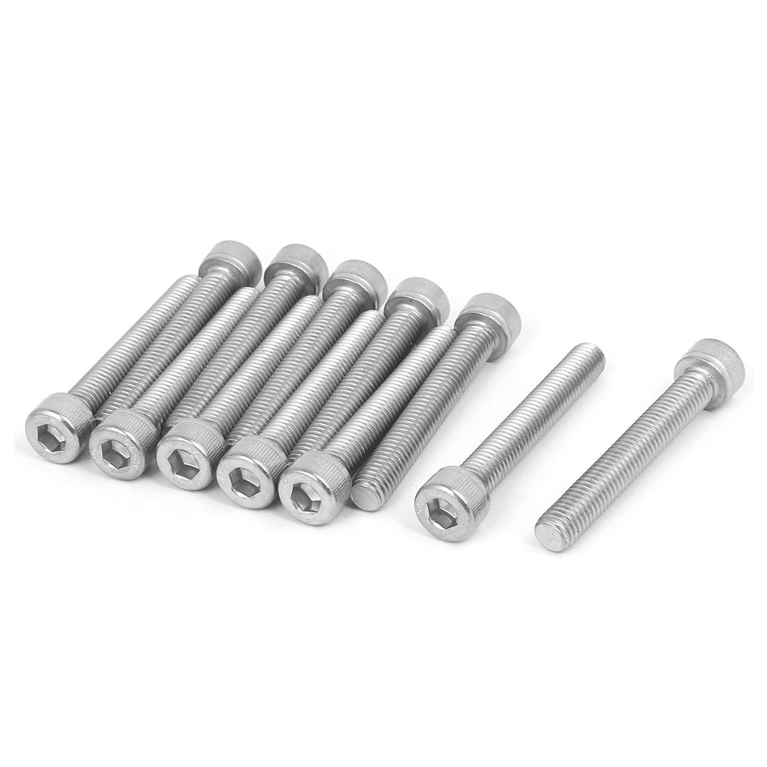 Boulon Tête Hexagonale M8 X 90mm Acier Inoxydable 304 DIN912 - Lot De 4