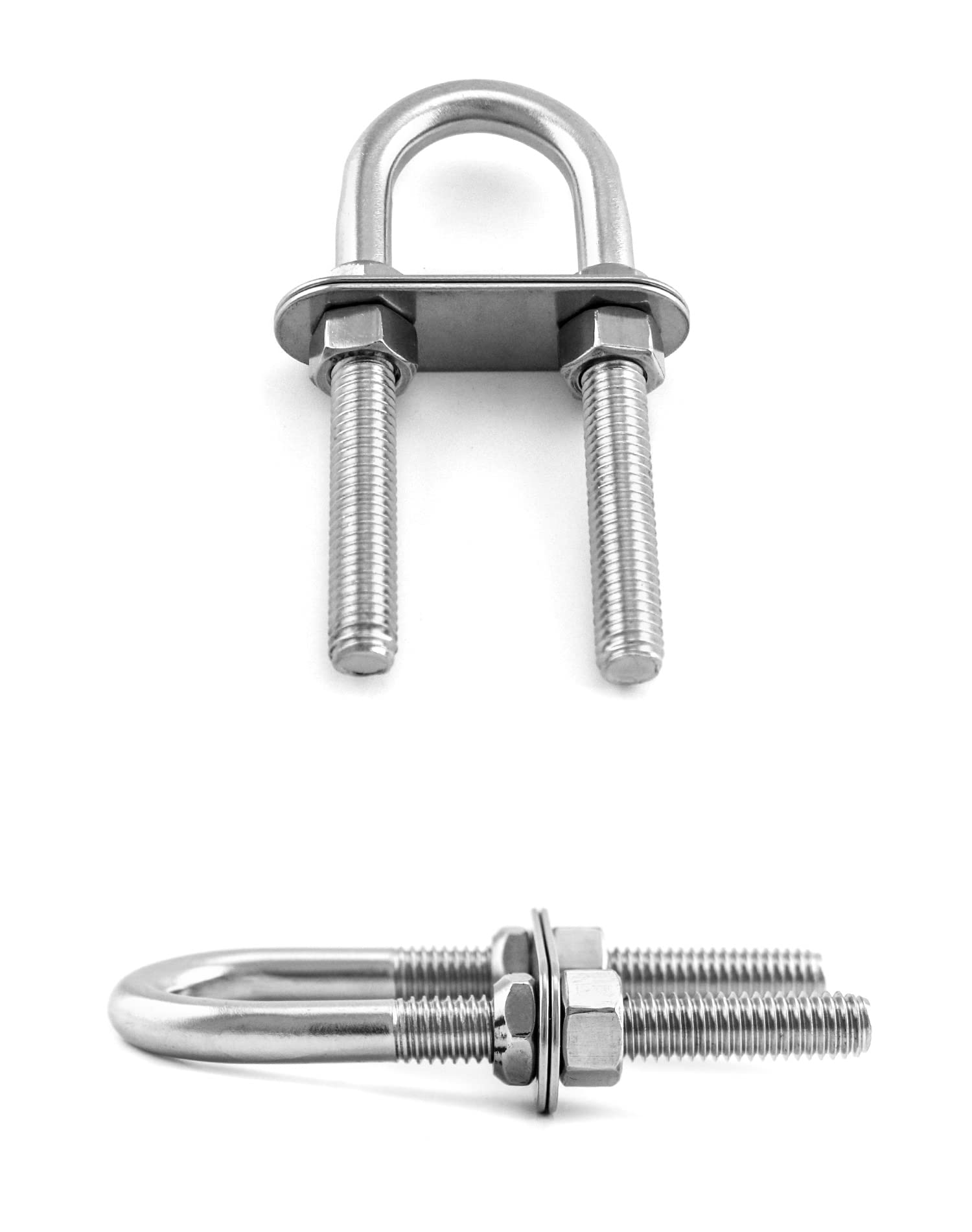 Marine Boat Stern Eye Tie Down U Bolt - 2 Pack -4
