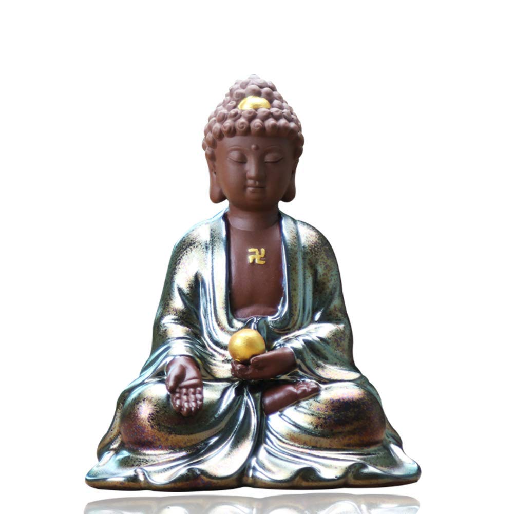 Statue de Bouddha assis pour créer un coin zen et feng shui dans votre salon