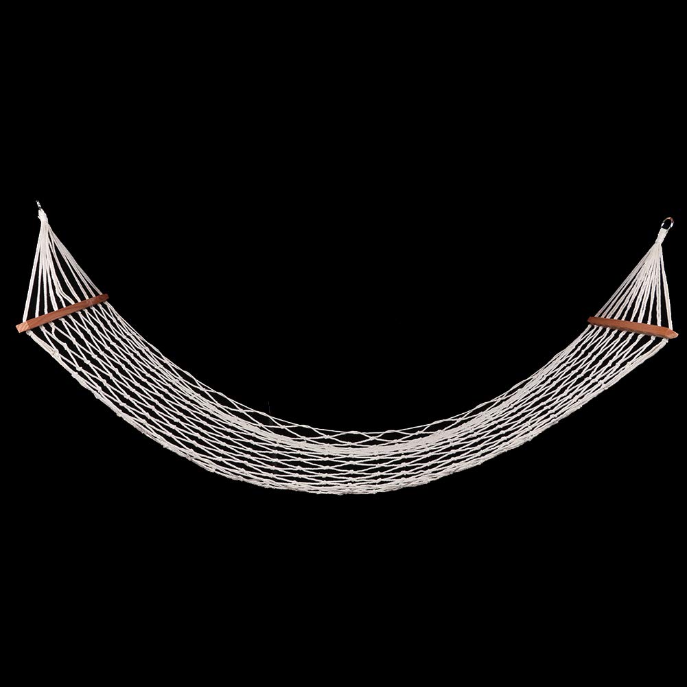 Amaca Amache Rope Swing 120kg Capacità, Struttura in Legno, per | Design a rete in legno e corda, portatile per il campeggio in giardino, adatto per adulti e bambini